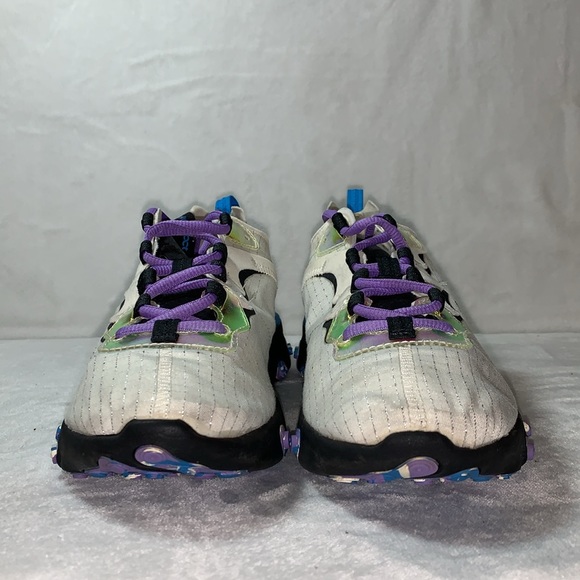 Nike React Element 55 Off Noir/Blue Hero women’s size 8 - Picture 3 of 8